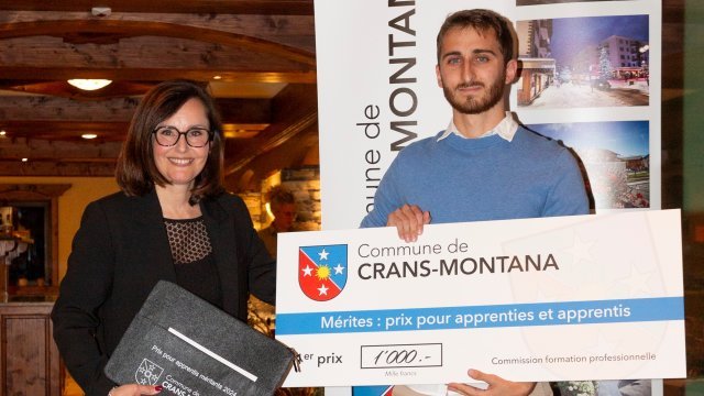 La Commune de Crans-Montana récompense les meilleurs apprentis et apprenties